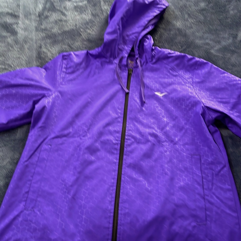 Purple windbreaker